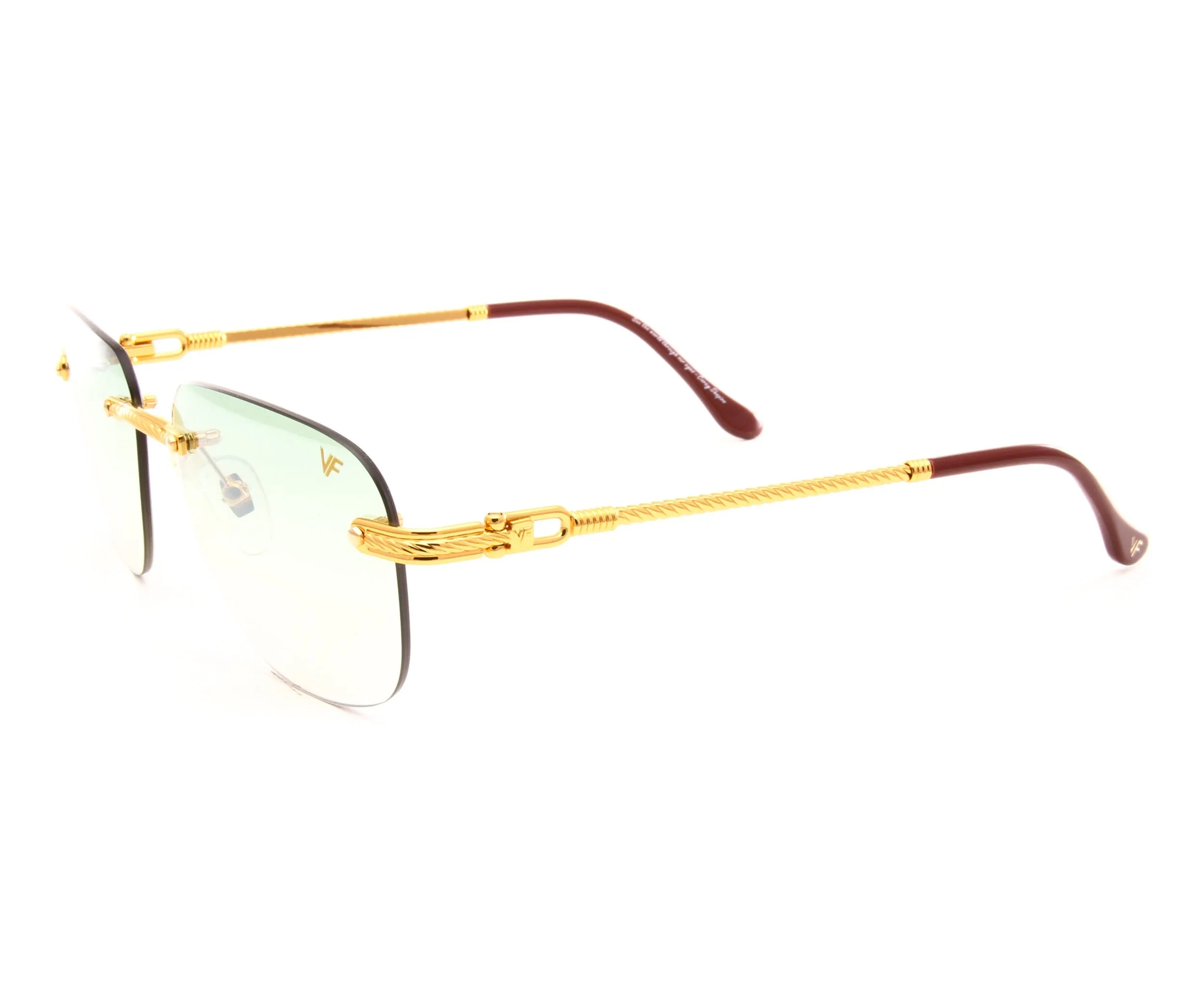 Hustler XL Rimless Drill Mount 24KT Gold