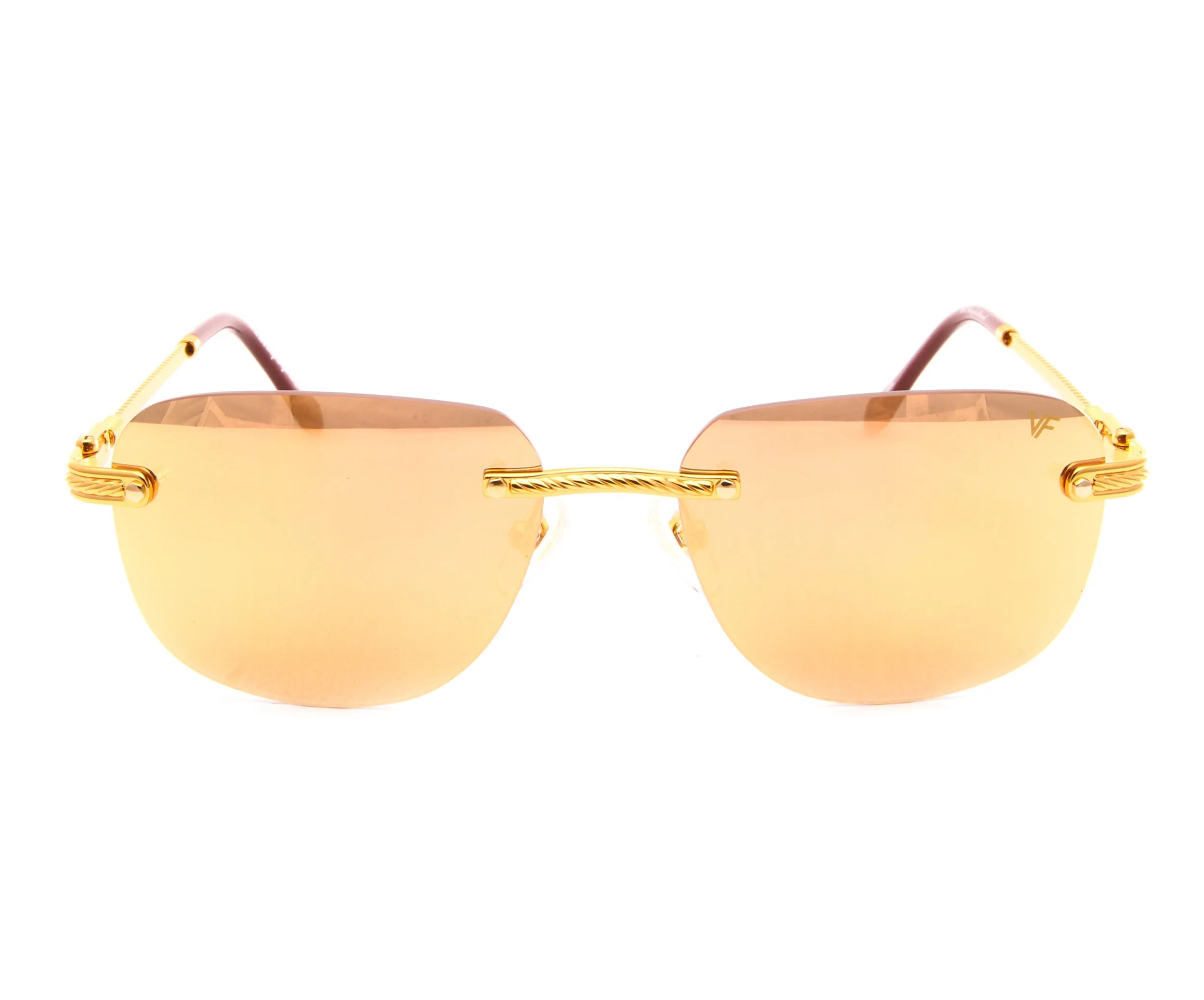 Hustler XL Rimless Drill Mount 24KT Gold