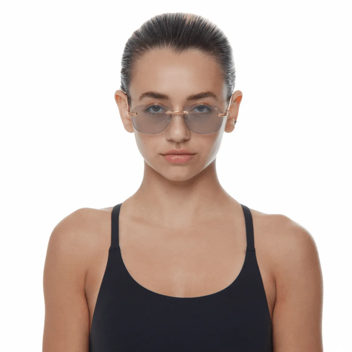 Hustler XL Rimless Drill Mount 24KT Gold