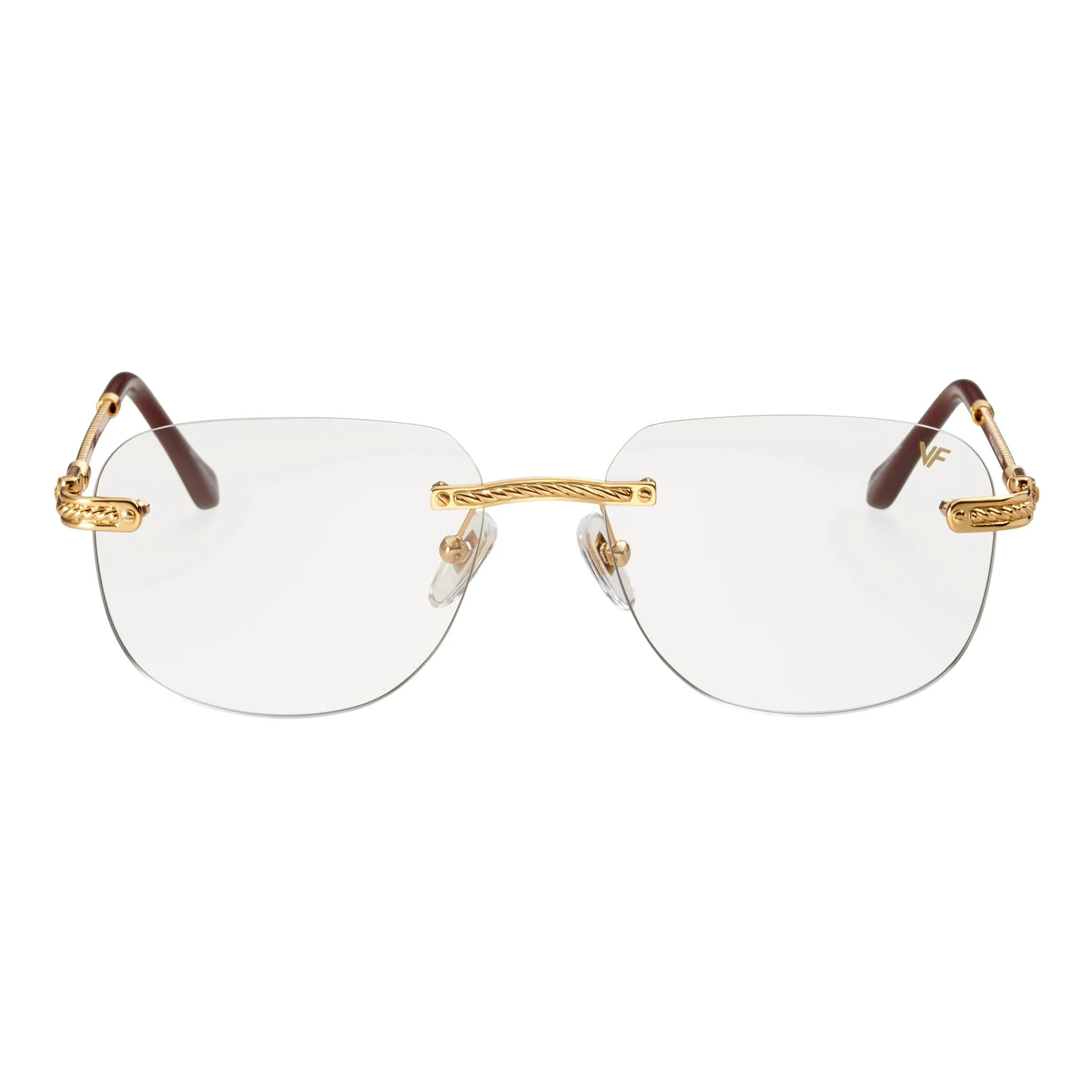 Hustler XL Rimless Drill Mount 24KT Gold
