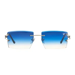Icon Rimless Drill Mount 24kt White Gold