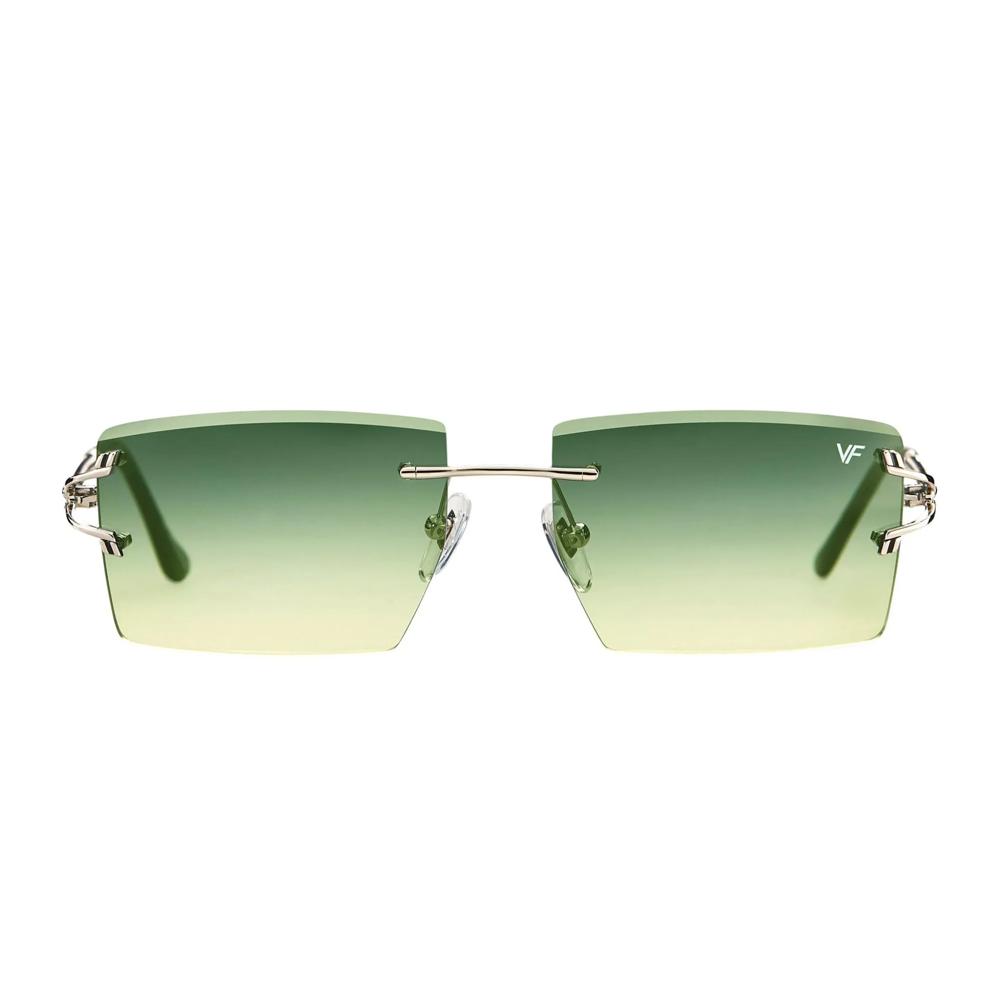 Icon Rimless Drill Mount 24kt White Gold