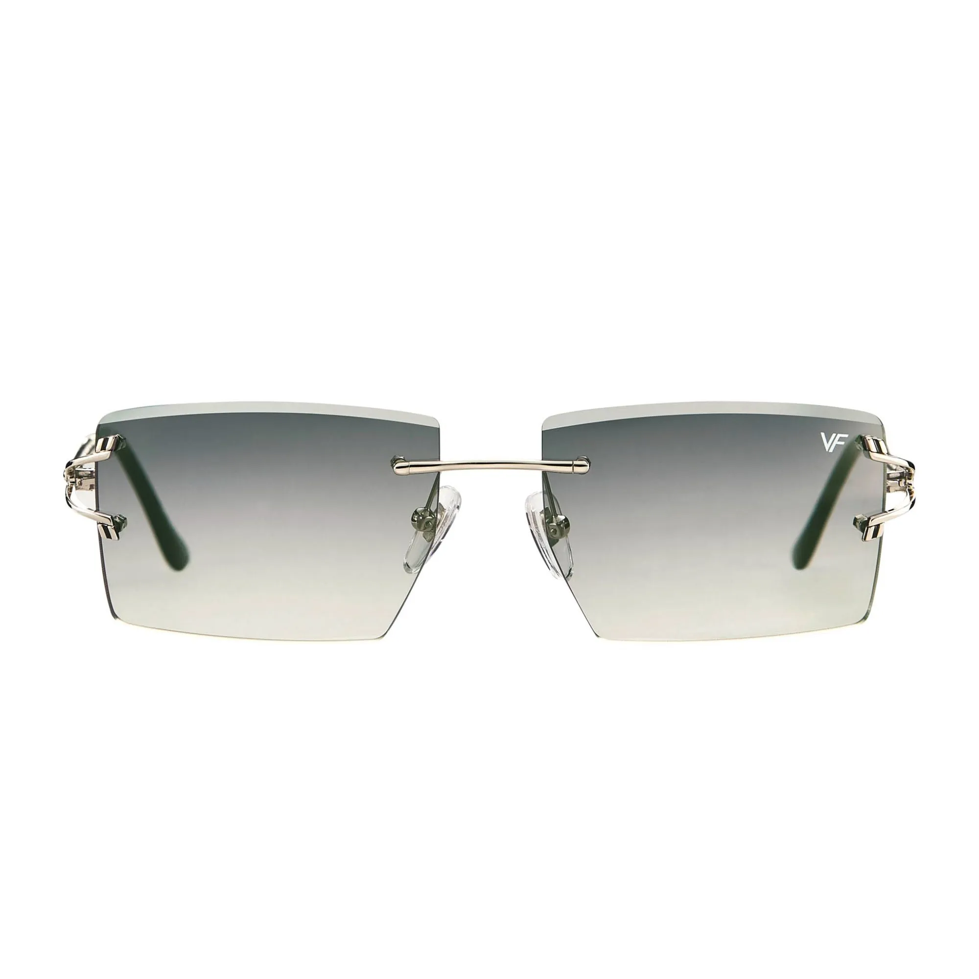 Icon Rimless Drill Mount 24kt White Gold