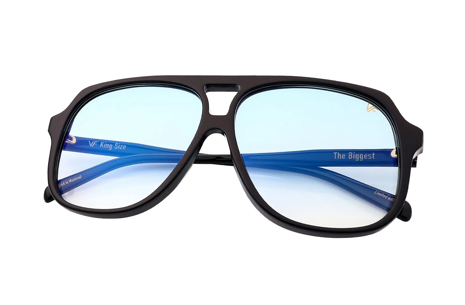 King Size Black Acetate