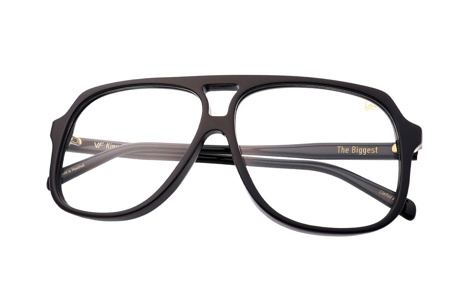 King Size Black Acetate