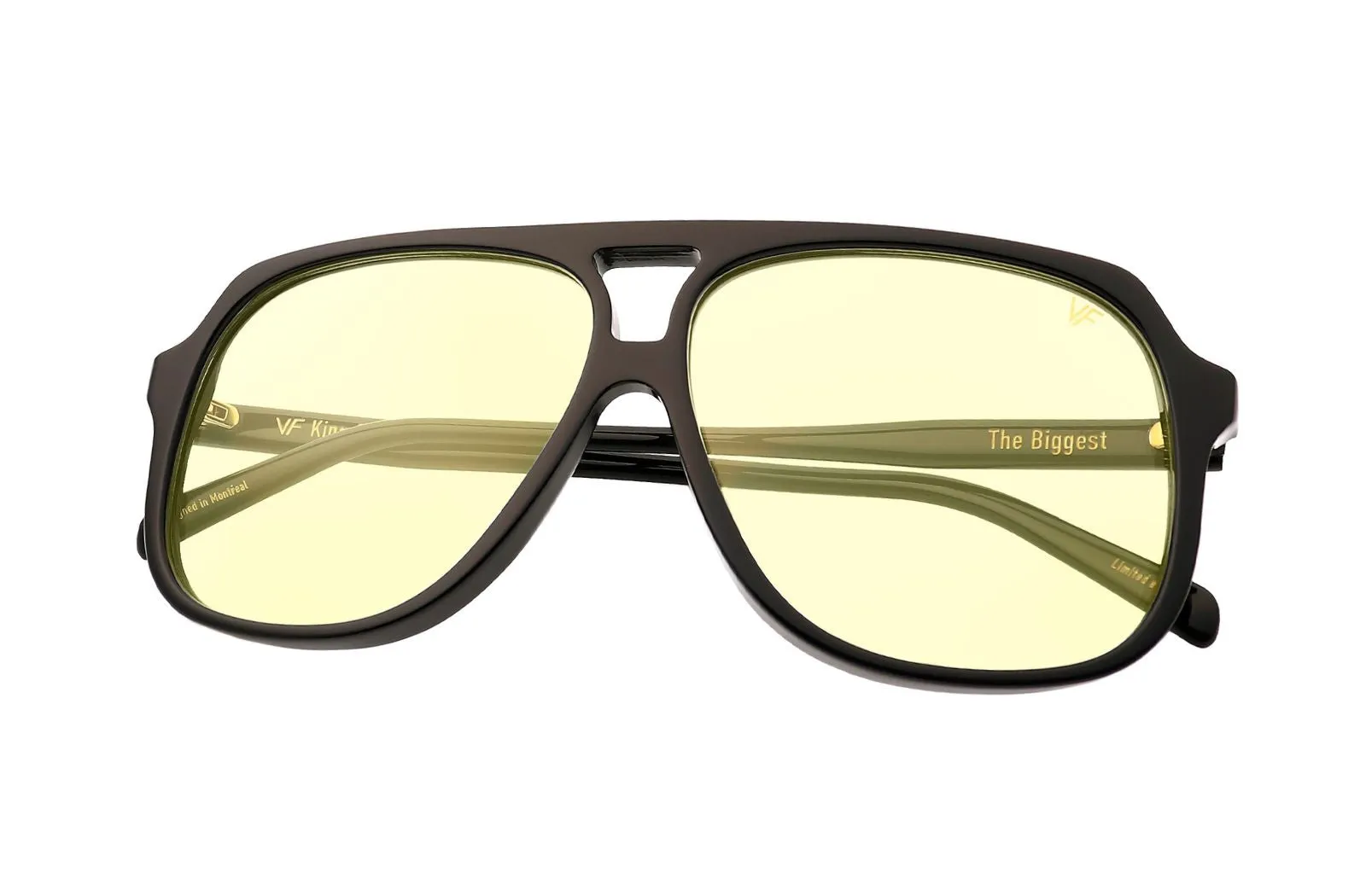 King Size Black Acetate