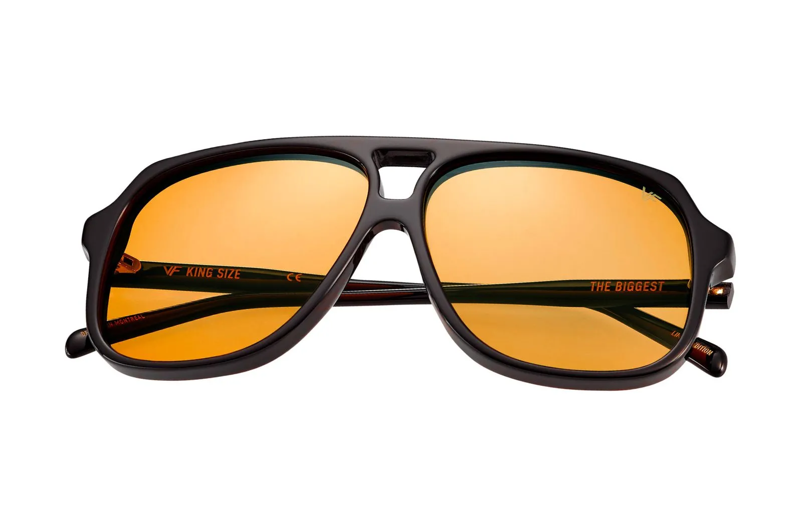 King Size Black Acetate