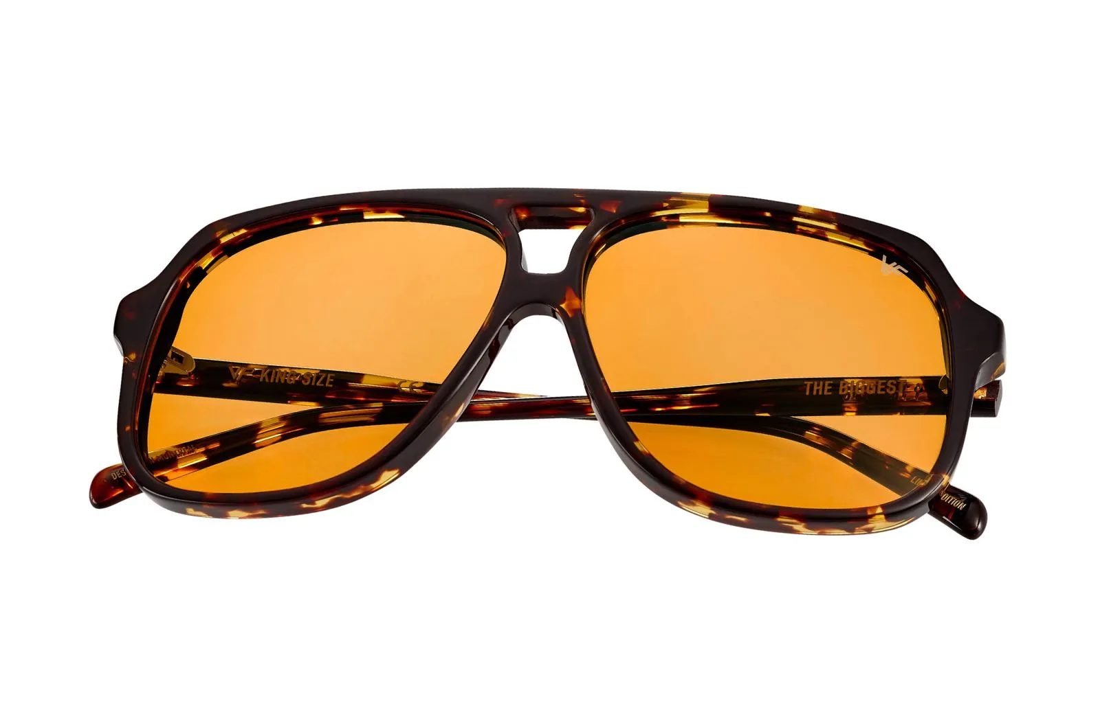 King Size Brown Tortoise Acetate