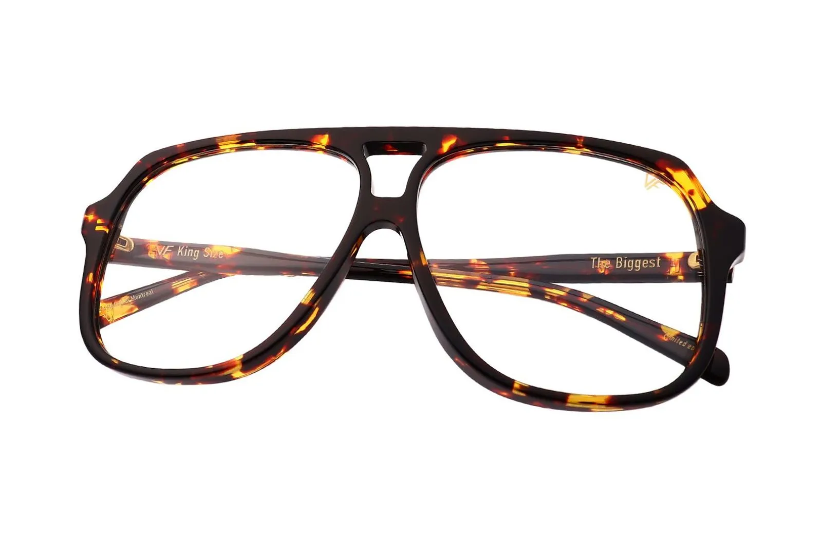King Size Brown Tortoise Acetate