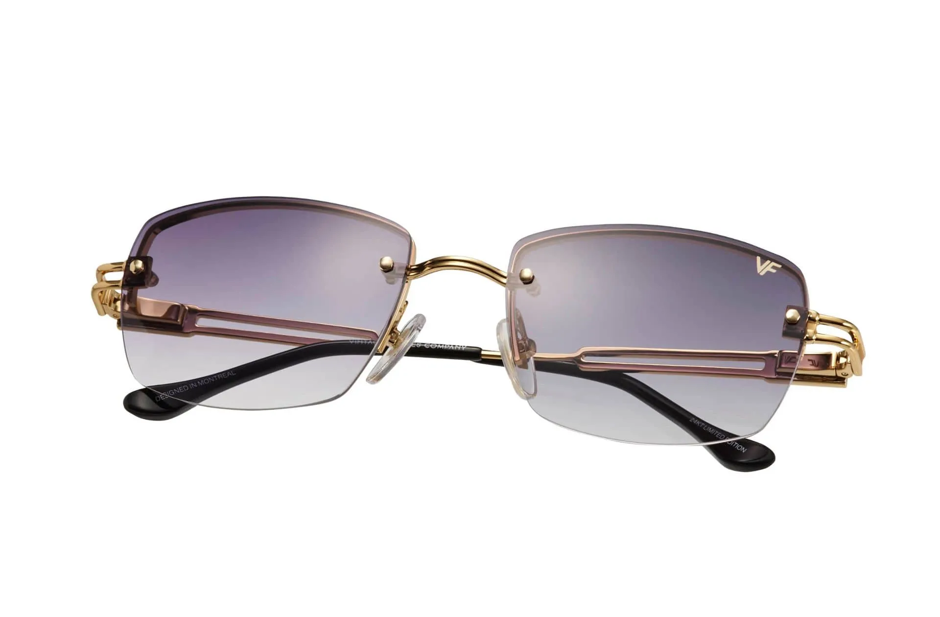 L'Enfant Terrible Rimless Drill Mount 24KT Gold