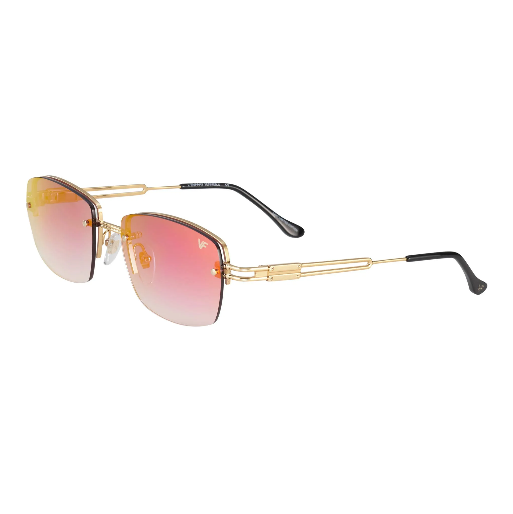 L'Enfant Terrible Rimless Drill Mount 24KT Gold