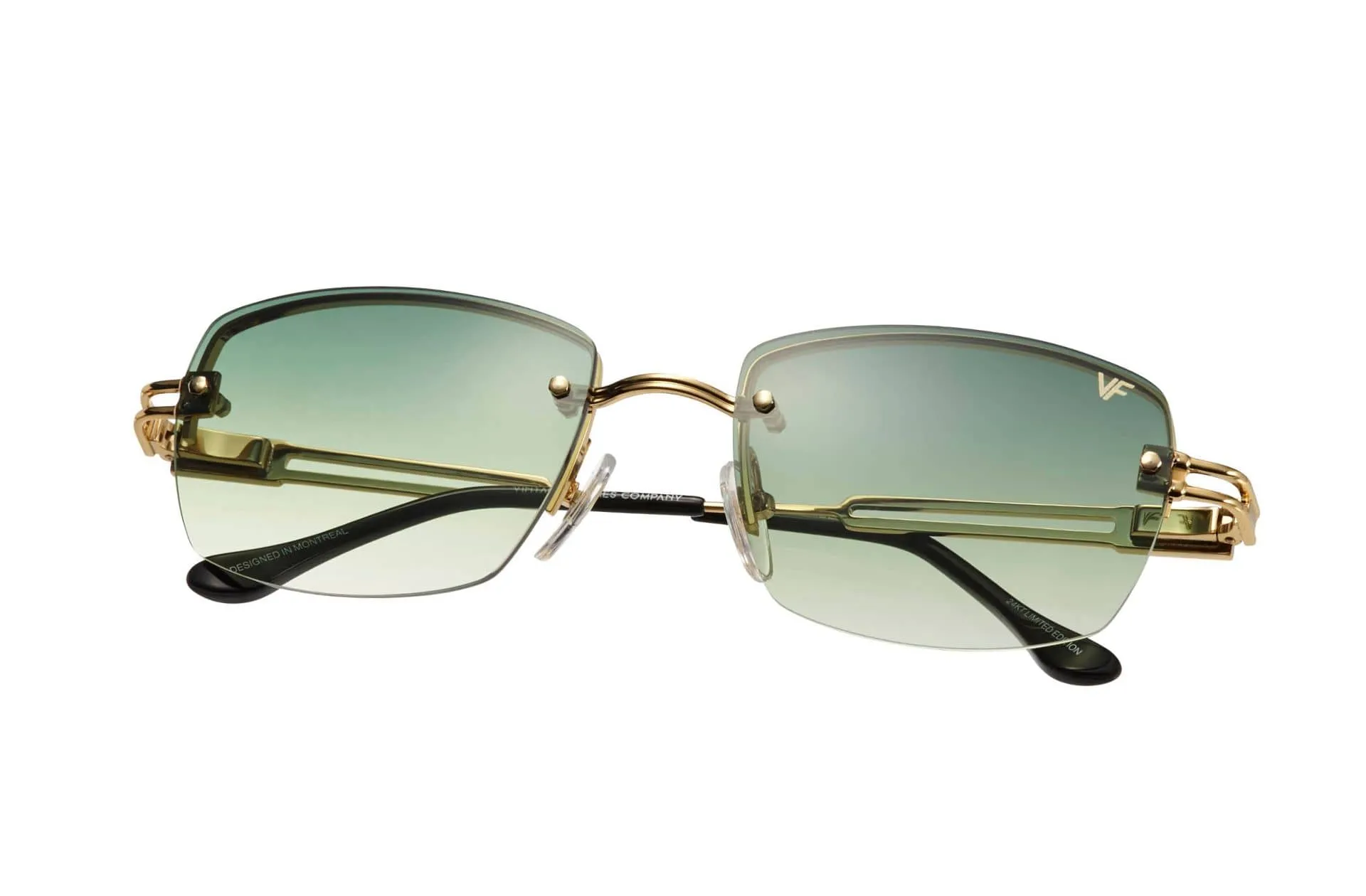 L'Enfant Terrible Rimless Drill Mount 24KT Gold