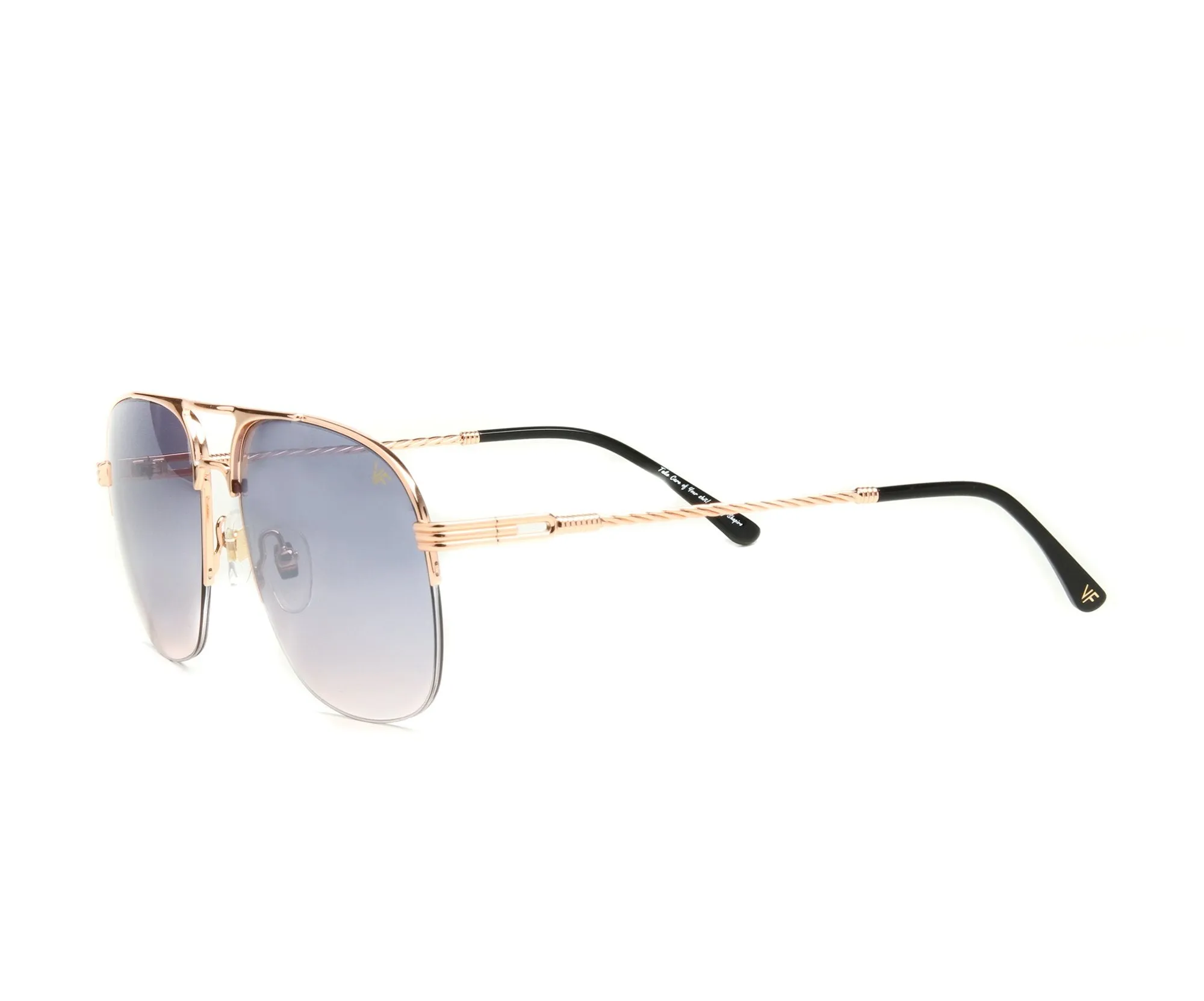 Snatch Half Rim 18KT Rose Gold