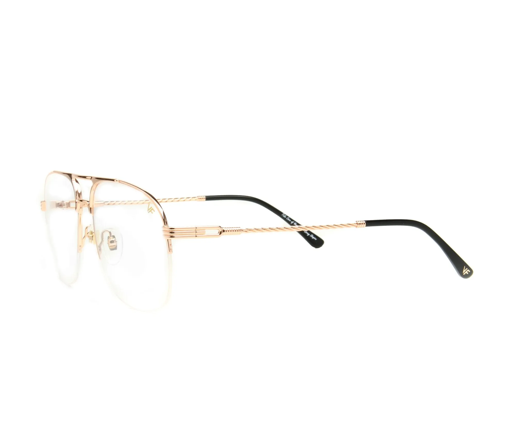 Snatch Half Rim 18KT Rose Gold