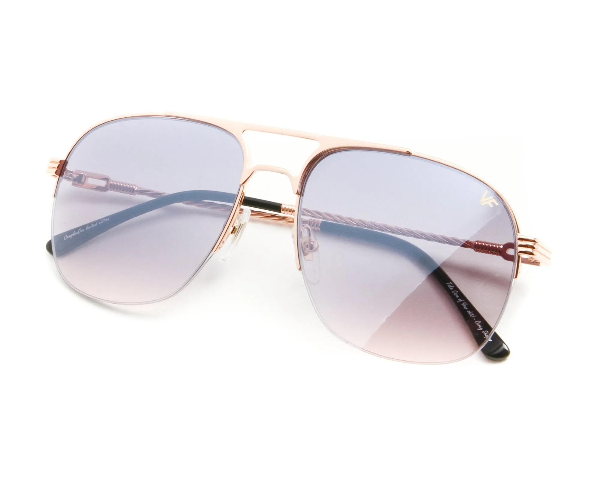 Snatch Half Rim 18KT Rose Gold