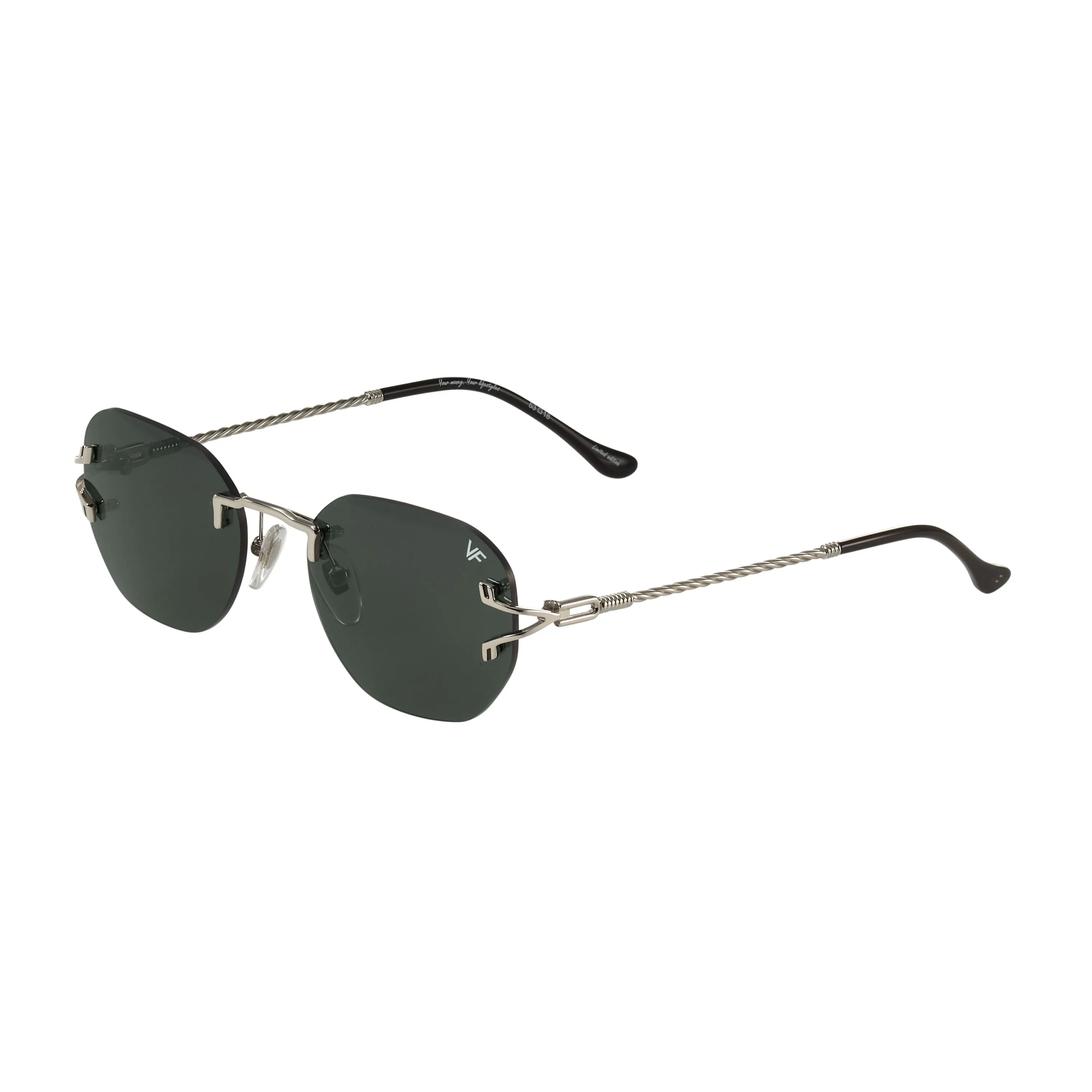 V-Decor Rimless Drill Mount 24KT White Gold