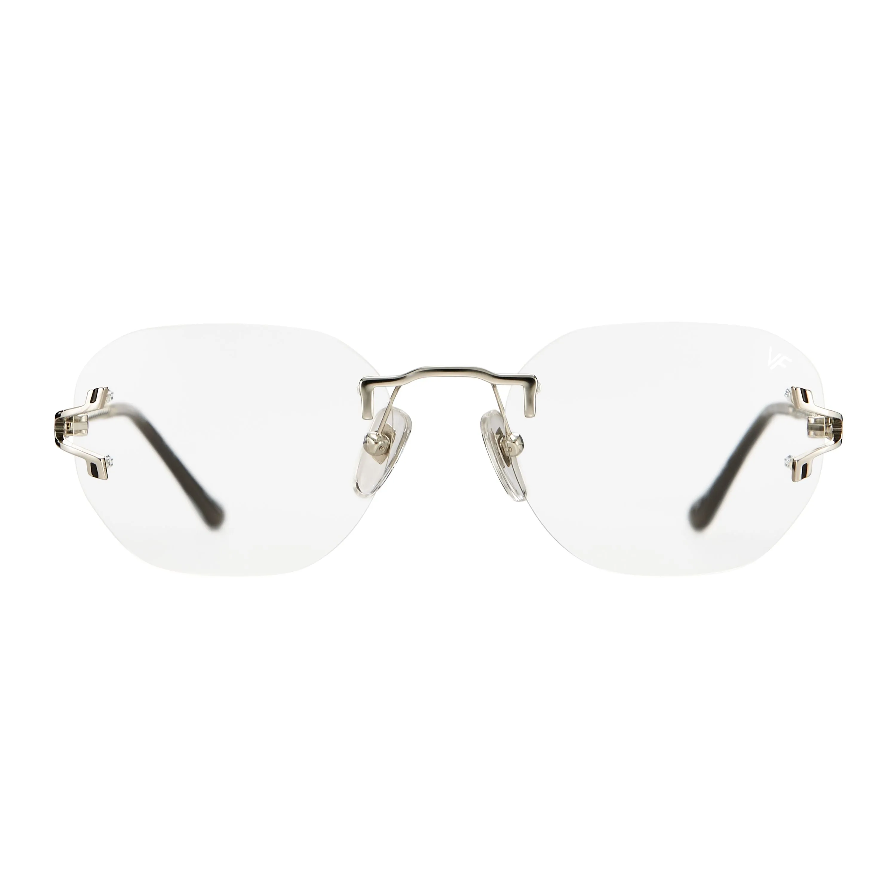 V-Decor Rimless Drill Mount 24KT White Gold