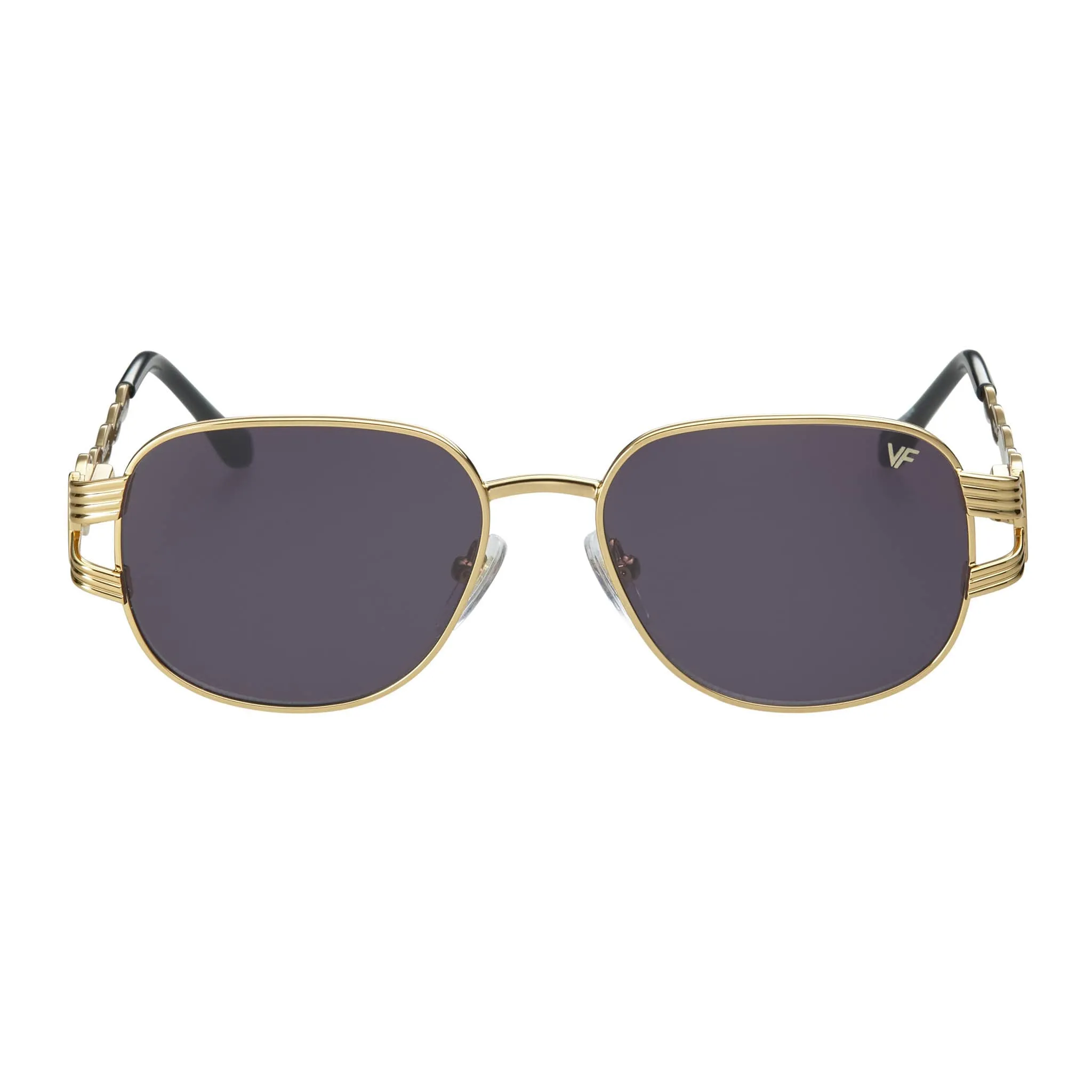 Warning 24KT Two-Tone Yellow Gold