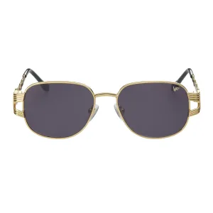 Warning 24KT Two-Tone Yellow Gold