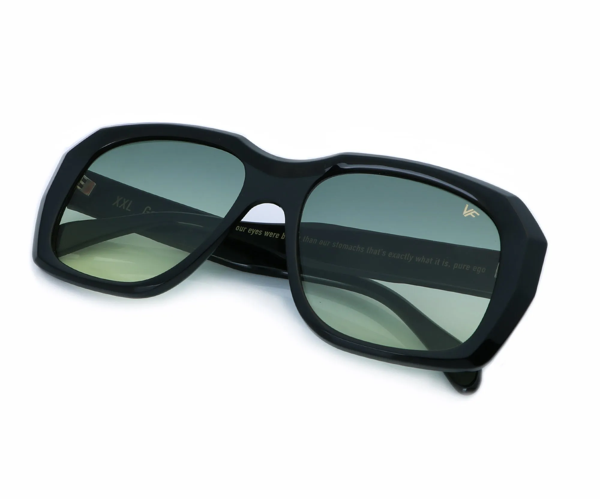 XXL Geometric Edition Black Acetate