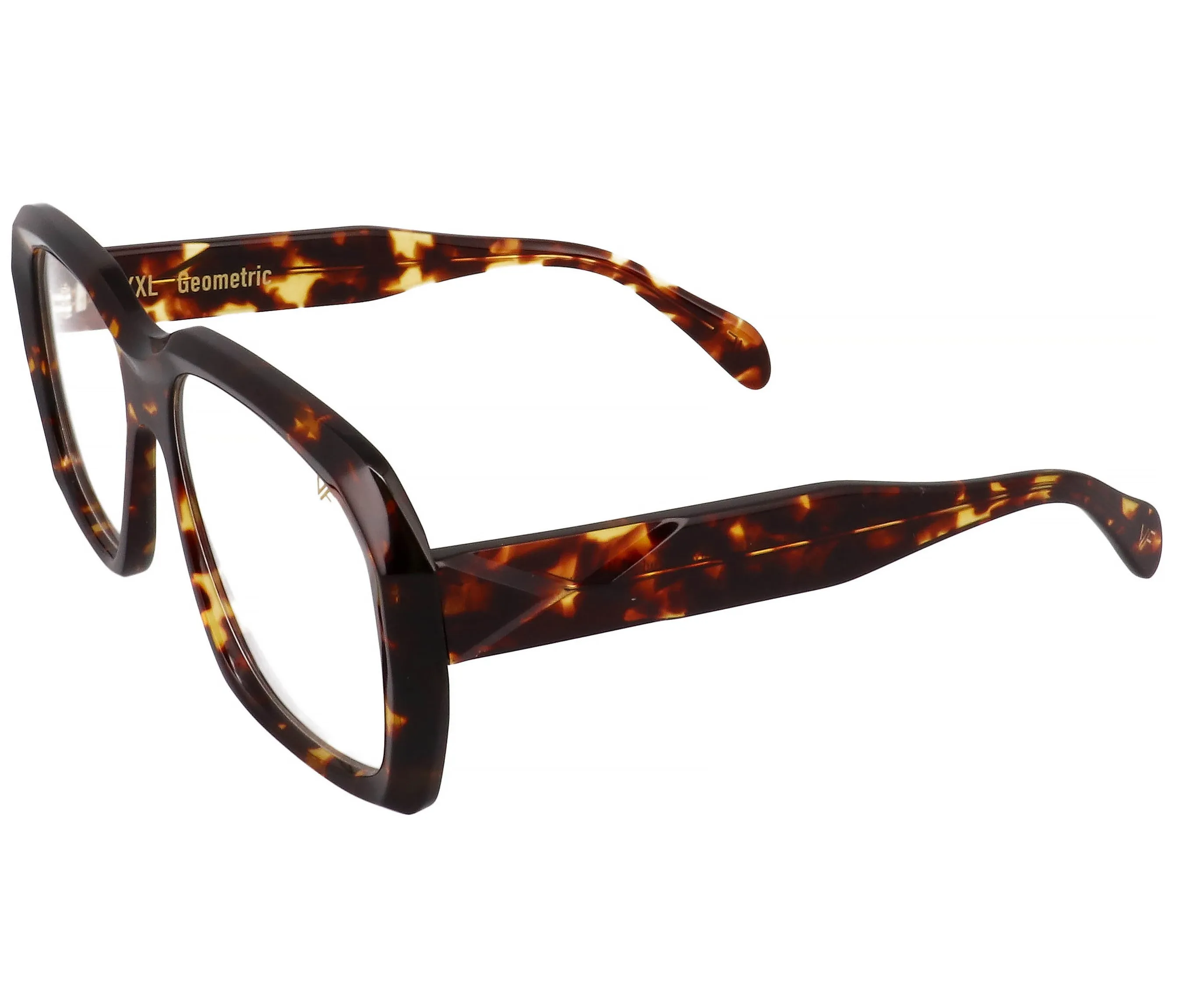 XXL Geometric Edition Tortoise Brown Acetate