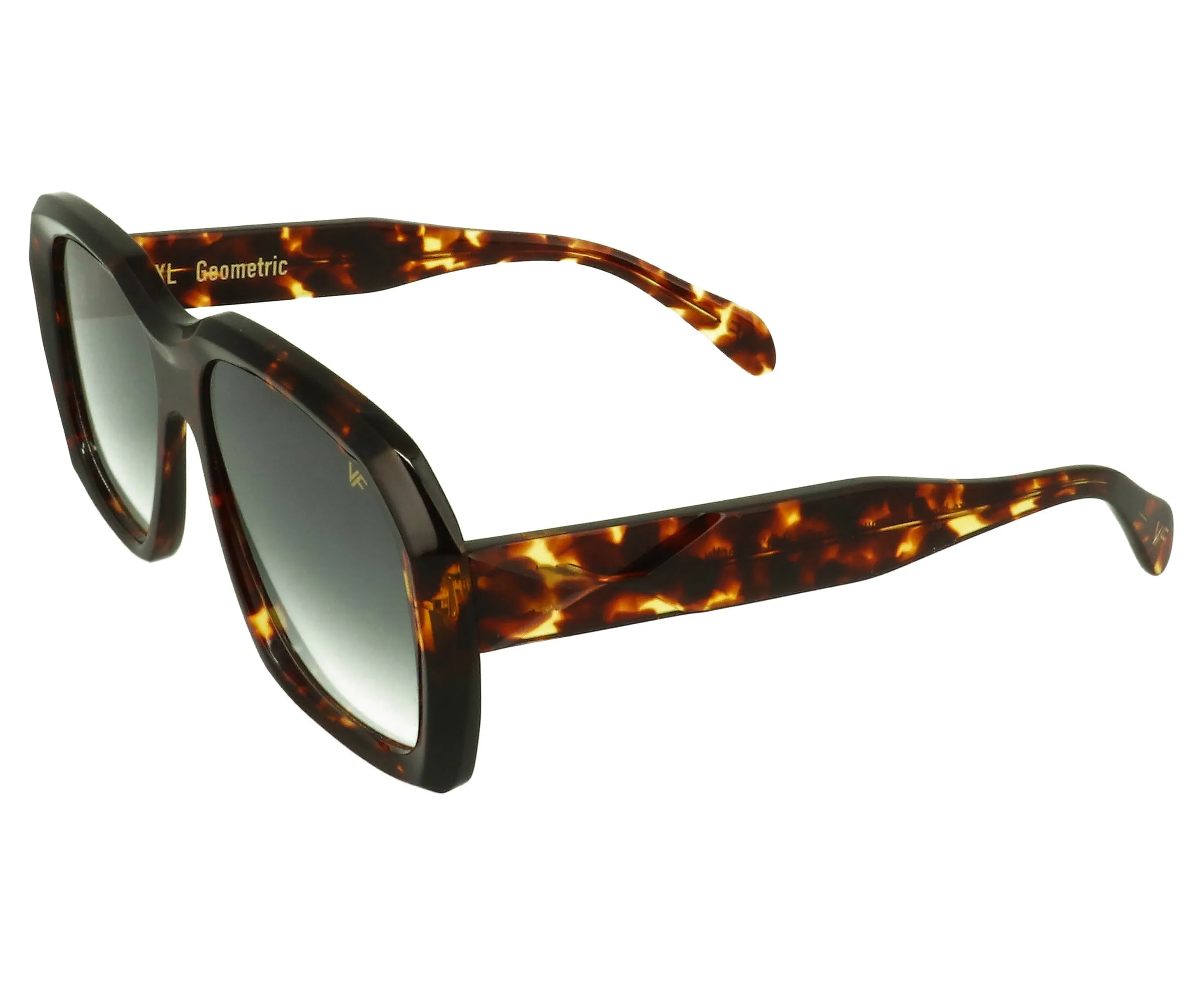 XXL Geometric Edition Tortoise Brown Acetate