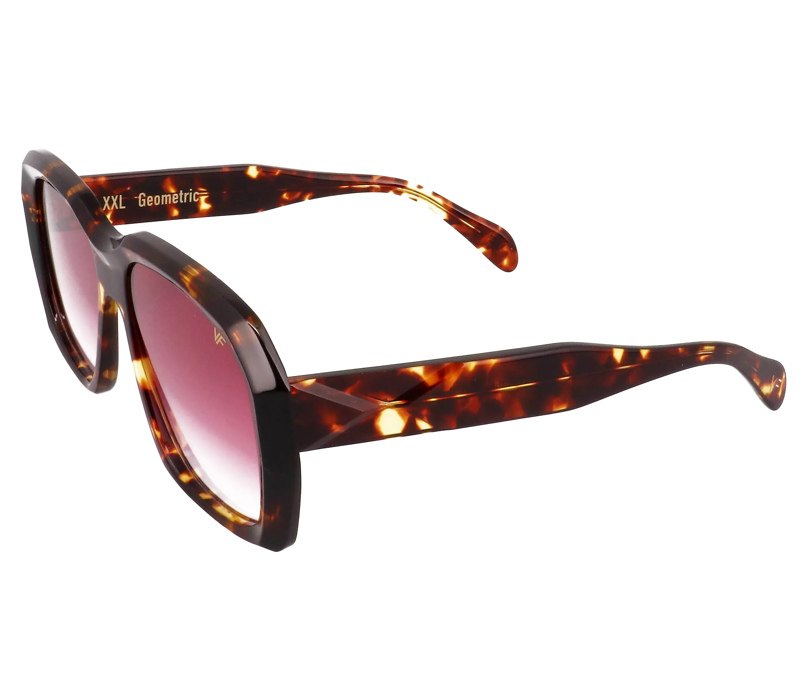 XXL Geometric Edition Tortoise Brown Acetate
